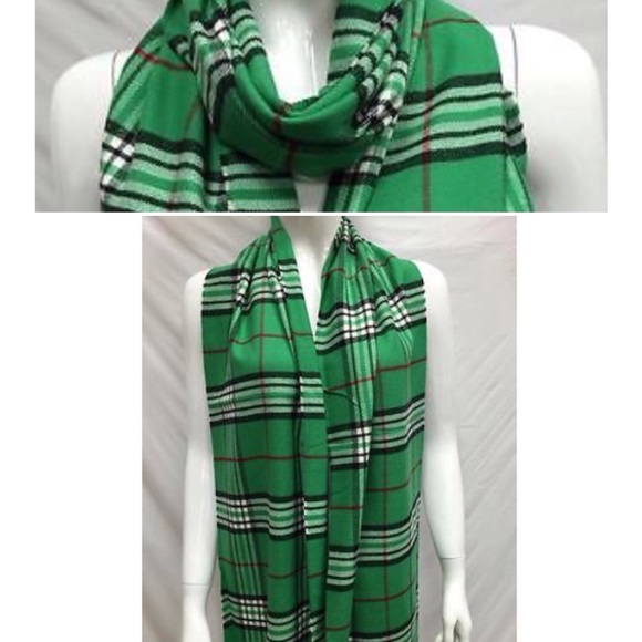 Cashmere Scarf Green - Picture 5 of 8